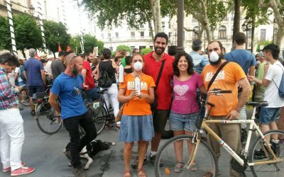 El Movimiento Por el Clima de Sevilla reclama una ciudad sin malos humos